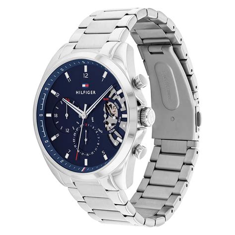 tommy hilfiger silver watch.